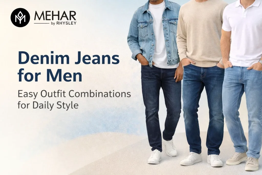 Denim Jeans for Men Easy Outfit Combinations for Daily Style