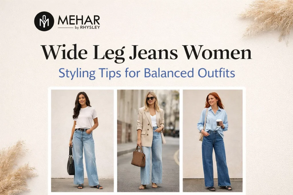 Wide Leg Jeans Women Styling Tips for Balanced Outfits